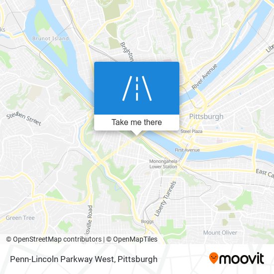 Mapa de Penn-Lincoln Parkway West