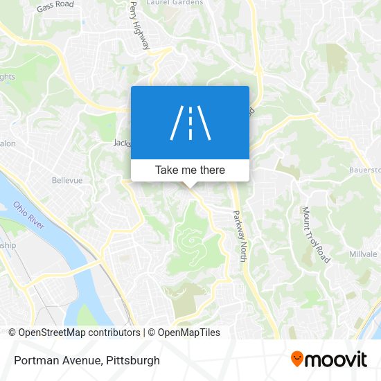 Mapa de Portman Avenue