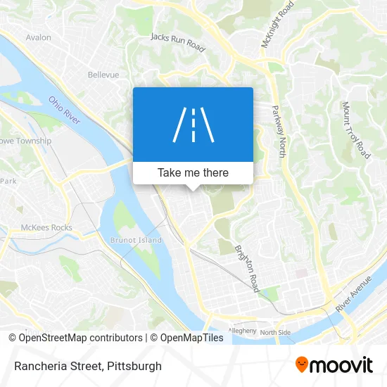 Rancheria Street map