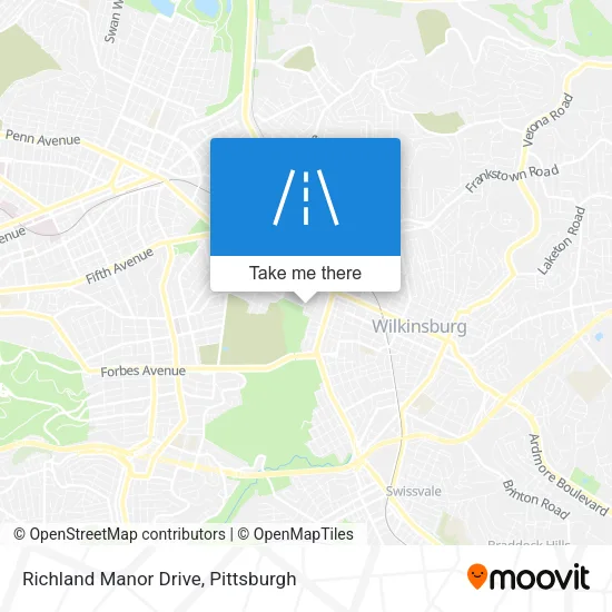 Richland Manor Drive map