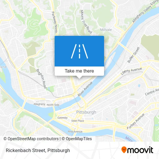 Rickenbach Street map