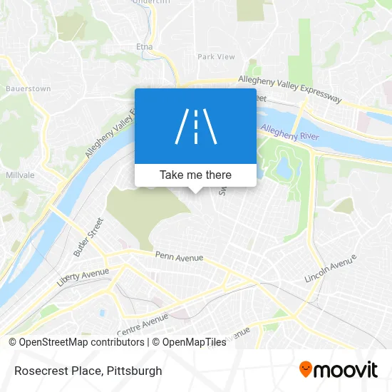 Rosecrest Place map