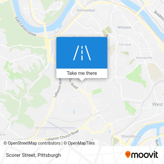 Mapa de Scorer Street