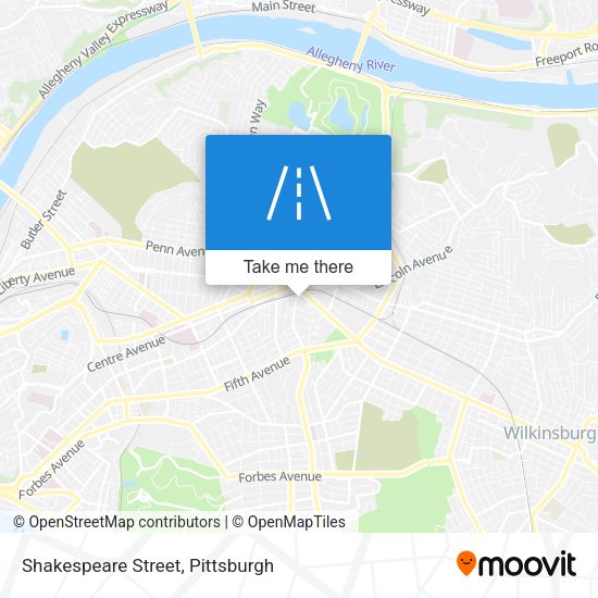 Shakespeare Street map