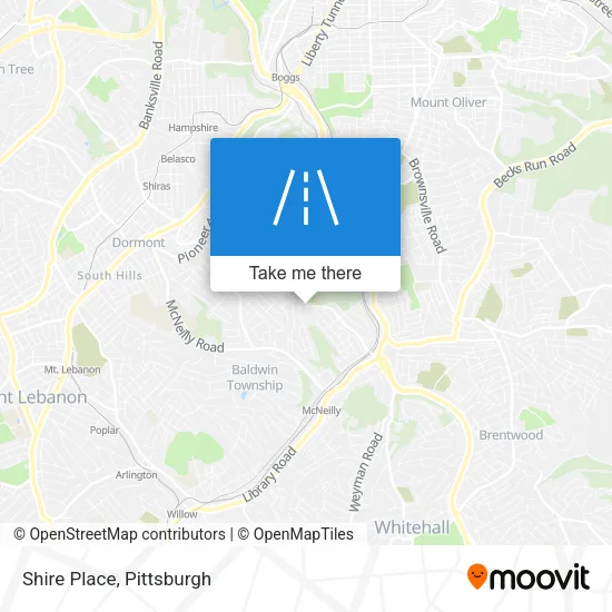 Shire Place map