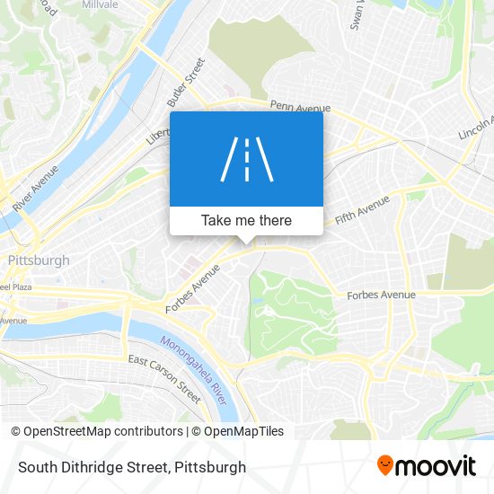 South Dithridge Street map