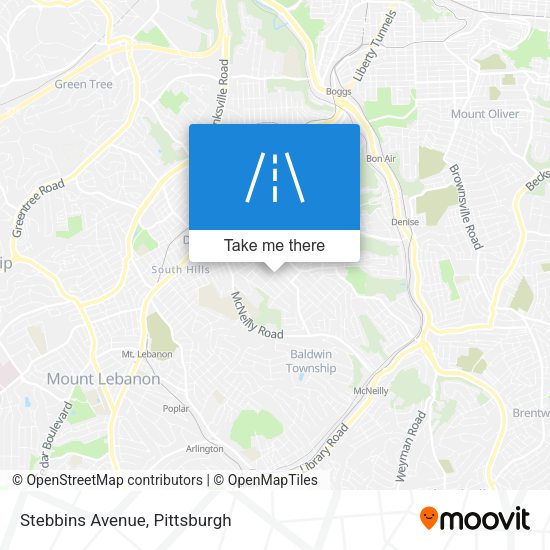 Mapa de Stebbins Avenue