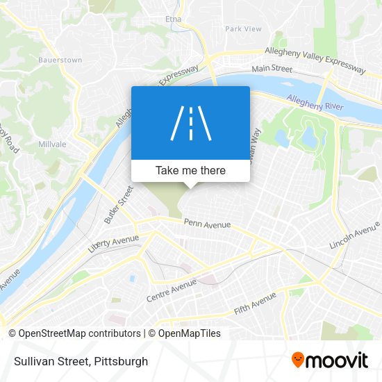 Mapa de Sullivan Street