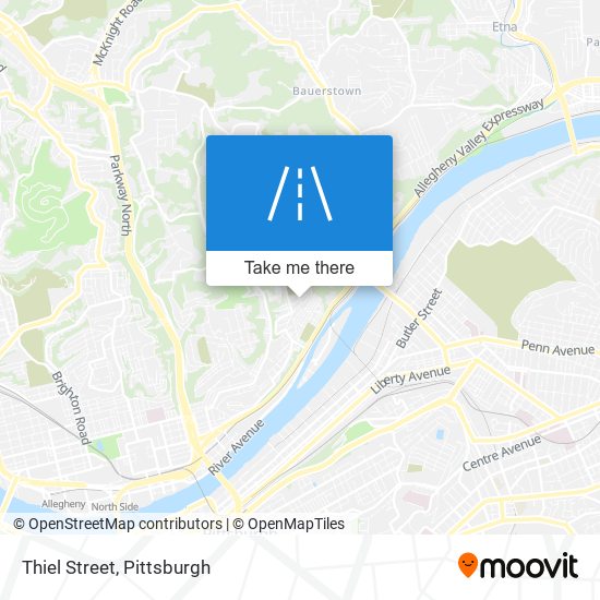 Thiel Street map