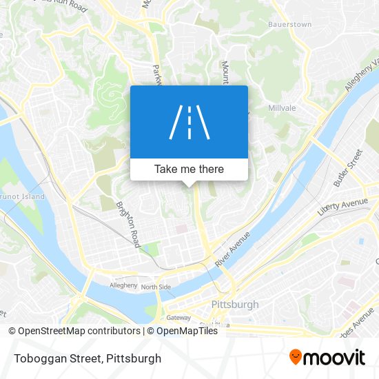 Toboggan Street map