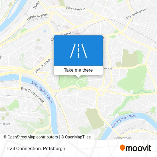 Trail Connection map