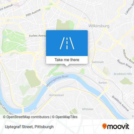 Mapa de Uptegraf Street