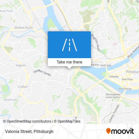 Mapa de Valonia Street