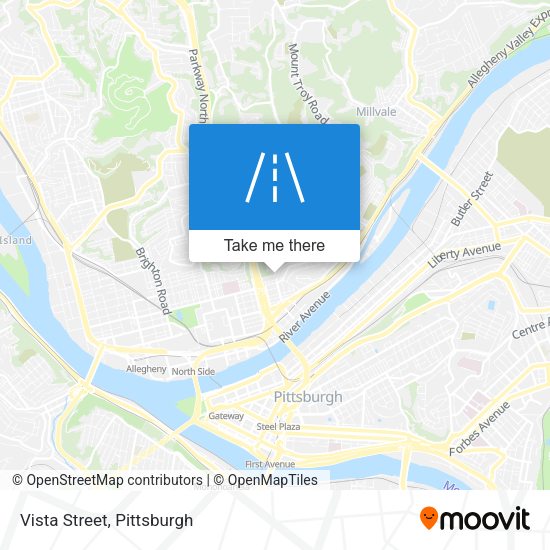 Mapa de Vista Street