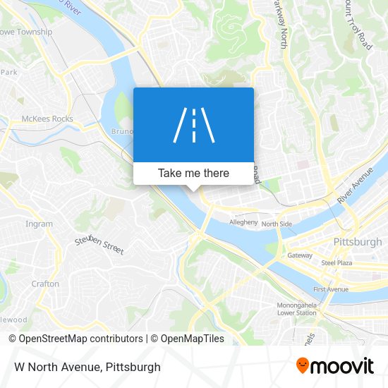 Mapa de W North Avenue