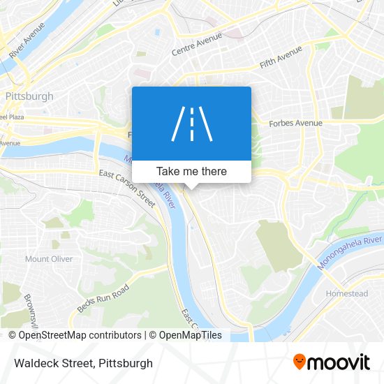 Mapa de Waldeck Street