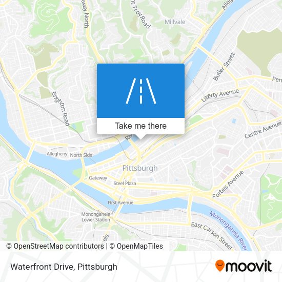 Mapa de Waterfront Drive
