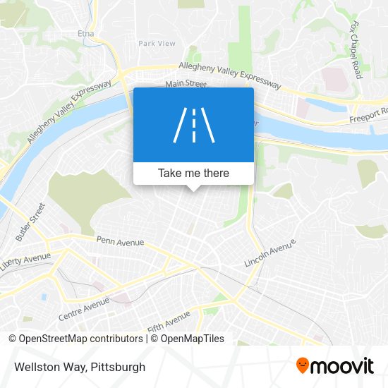 Mapa de Wellston Way