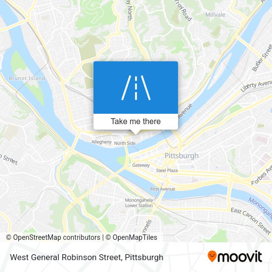 Mapa de West General Robinson Street