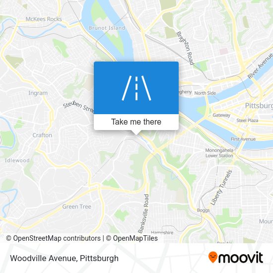 Mapa de Woodville Avenue
