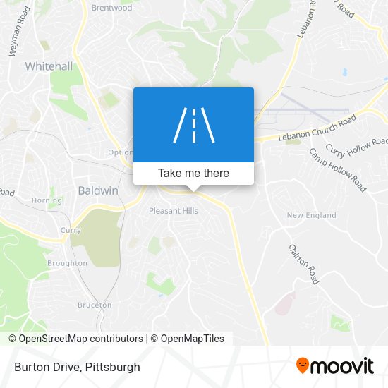 Mapa de Burton Drive