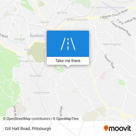 Mapa de Gill Hall Road