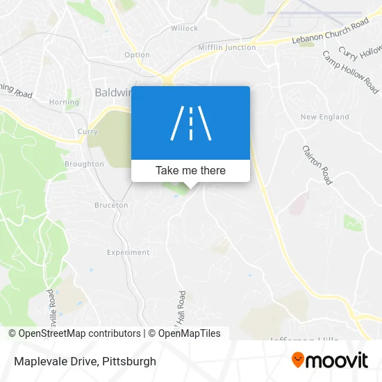Maplevale Drive map
