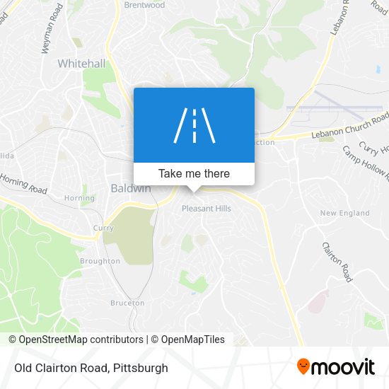 Mapa de Old Clairton Road