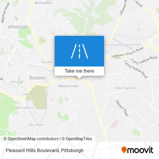 Pleasant Hills Boulevard map