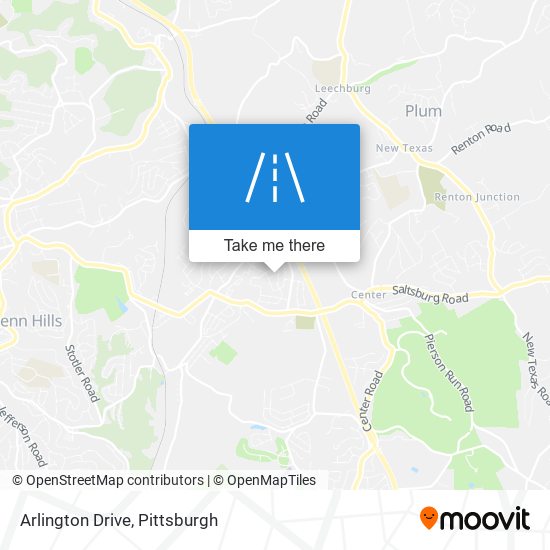 Arlington Drive map