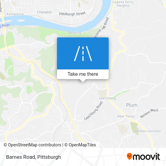 Mapa de Barnes Road