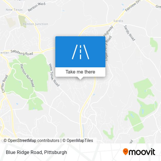 Mapa de Blue Ridge Road
