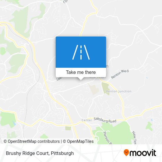 Mapa de Brushy Ridge Court