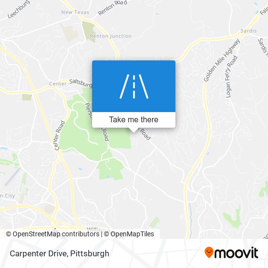 Mapa de Carpenter Drive