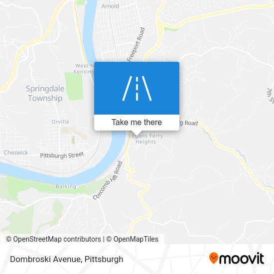 Dombroski Avenue map