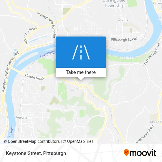 Keystone Street map