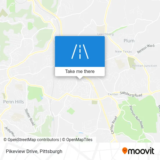 Pikeview Drive map
