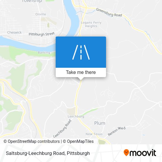 Mapa de Saltsburg-Leechburg Road