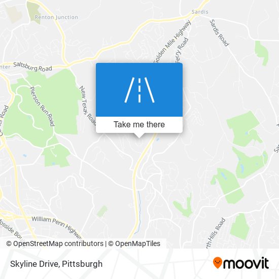 Skyline Drive map