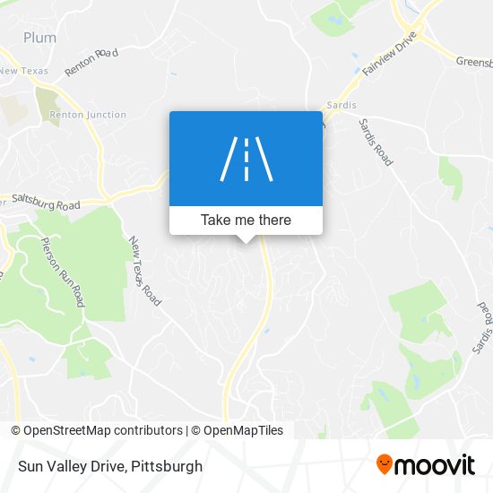Sun Valley Drive map