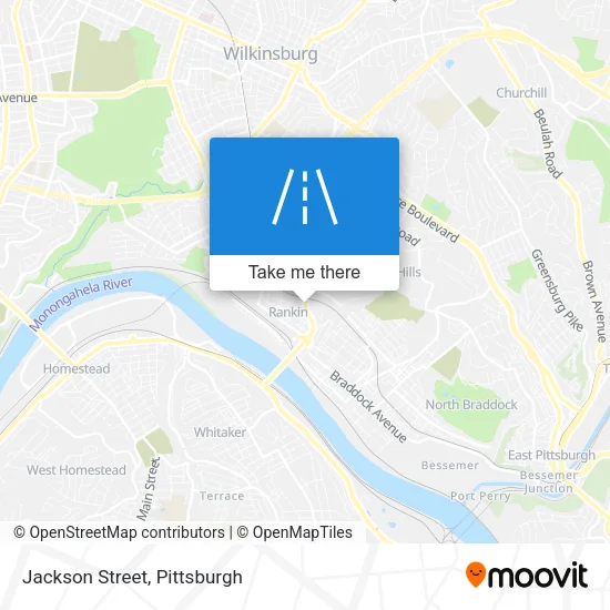 Jackson Street map