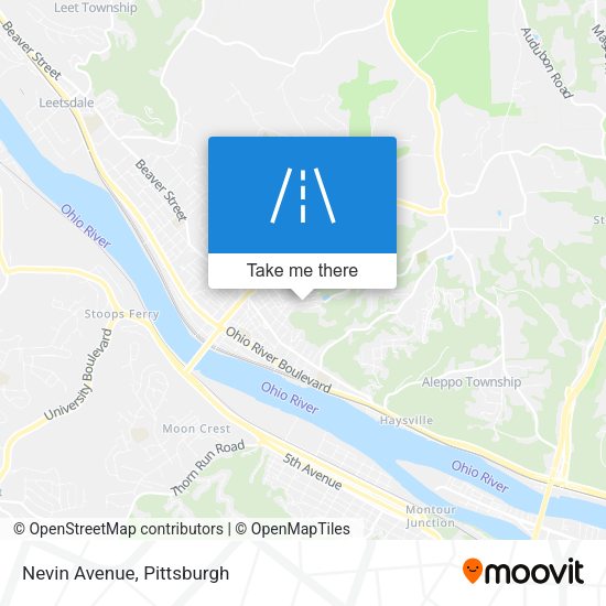 Mapa de Nevin Avenue