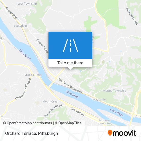 Mapa de Orchard Terrace