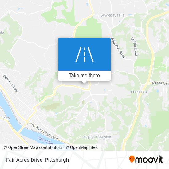 Fair Acres Drive map
