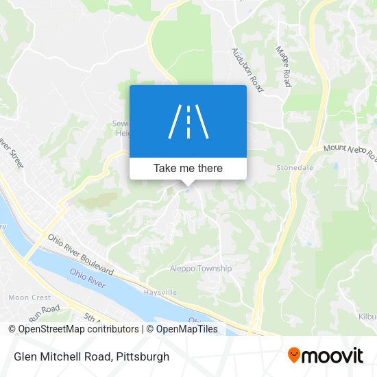 Glen Mitchell Road map