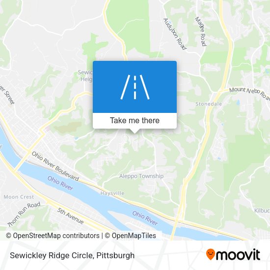 Sewickley Ridge Circle map