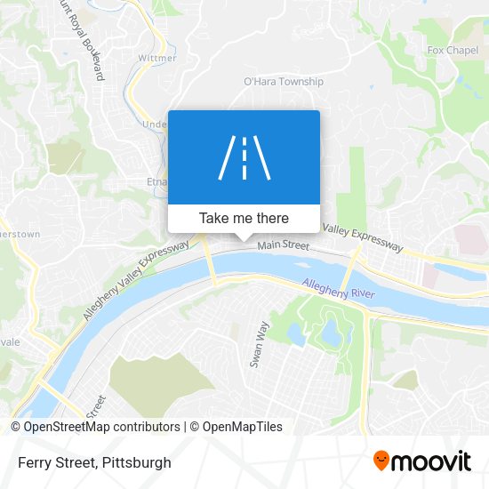 Mapa de Ferry Street