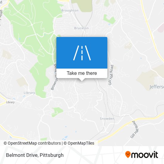 Mapa de Belmont Drive
