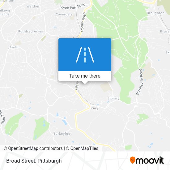Mapa de Broad Street