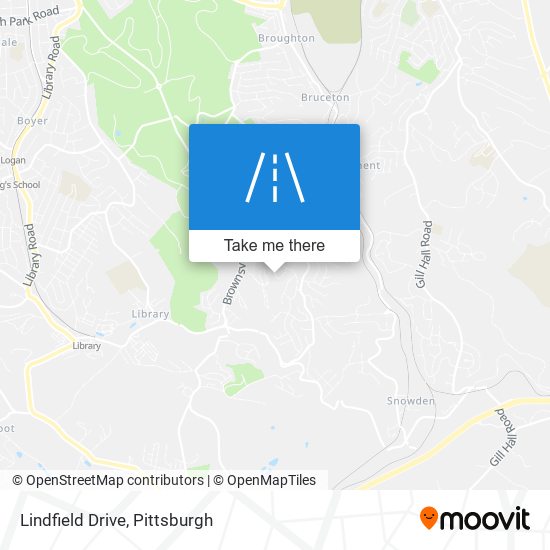 Mapa de Lindfield Drive